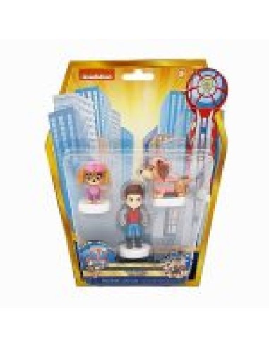 PATRULLA CANINA FIGURA CON SELLO PACK DE