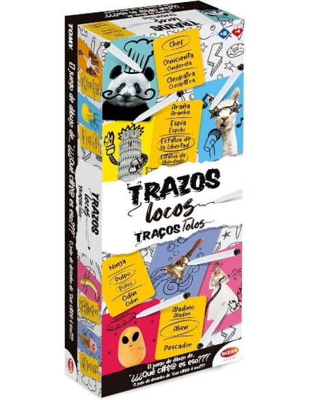 JUEGO TRAZOS LOCOS, EL DIVERTIDO DE TRAN