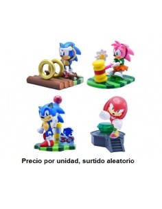 FIGURA SORPRESA SONIC 8 CM CON DIORAMA P