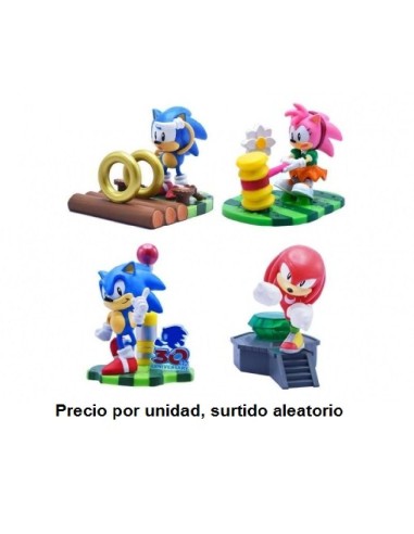 FIGURA SORPRESA SONIC 8 CM CON DIORAMA P