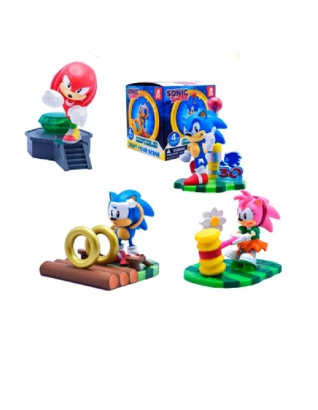 FIGURA SORPRESA SONIC 8 CM CON DIORAMA P