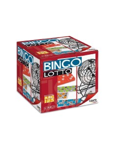 BINGO CON BOMBO DE METAL - JUEGO DE LA L