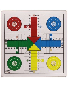 TABLERO PARCHIS 4-6 JUGADORES MADERA