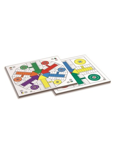 TABLERO PARCHIS 4-6 JUGADORES MADERA