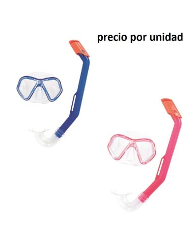 GAFAS BUCEO CON TUBO 3-6 AÑOS (VARIOS CO