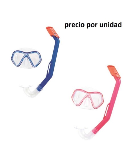 GAFAS BUCEO CON TUBO 3-6 AÑOS (VARIOS CO