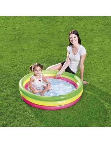 PISCINA HINCHABLE INFANTIL SUMMER Ø102X2