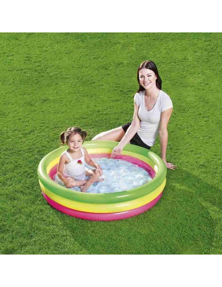 PISCINA HINCHABLE INFANTIL SUMMER Ø102X2