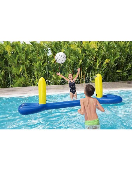 JUEGO VOLEYBALL CON PELOTA HINCHABLE