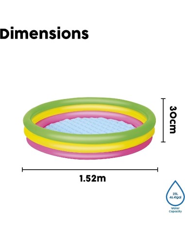 PISCINA HINCHABLE 152 X 30 CM