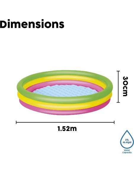 PISCINA HINCHABLE 152 X 30 CM