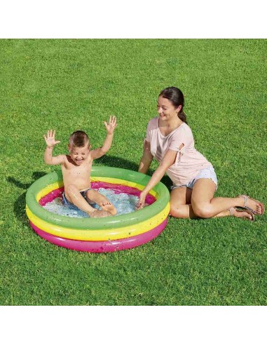 PISCINA HINCHABLE INFANTIL SUMMER Ø102X2