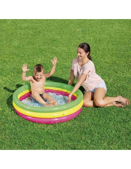 PISCINA HINCHABLE INFANTIL SUMMER Ø102X2