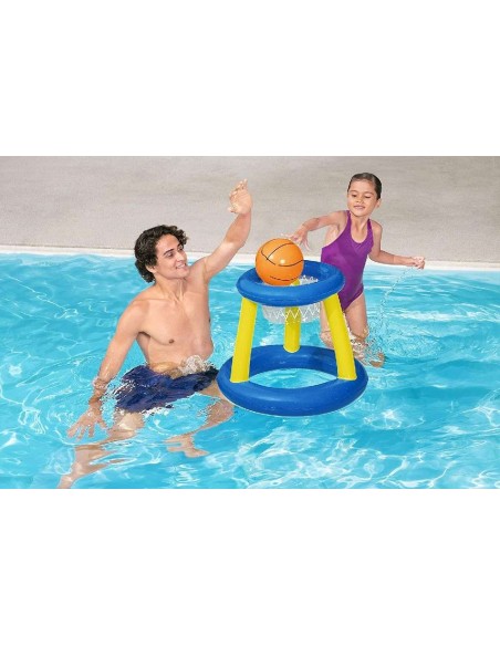 CANASTA CON PELOTA HINCHABLE