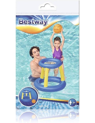 CANASTA CON PELOTA HINCHABLE