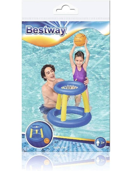 CANASTA CON PELOTA HINCHABLE