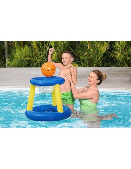 CANASTA CON PELOTA HINCHABLE