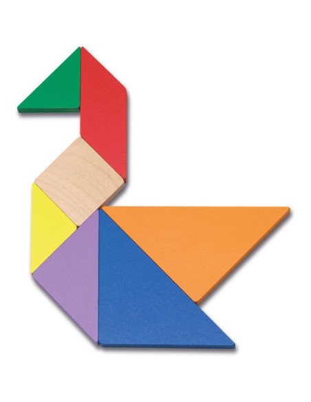 TANGRAM DE MADERA EN CAJA DE METAL