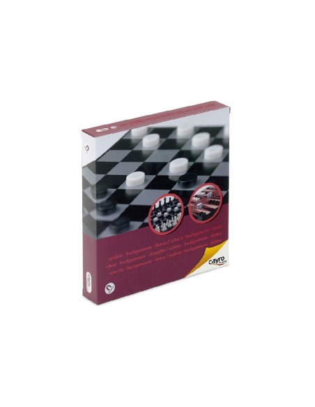AJEDREZ DAMAS BACKGAMMON MAGNETICO