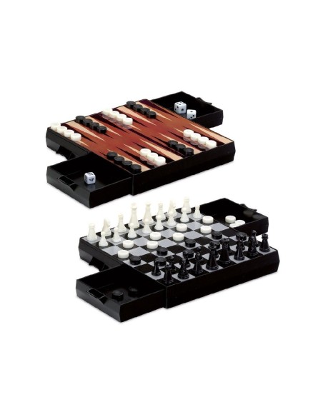 AJEDREZ DAMAS BACKGAMMON MAGNETICO