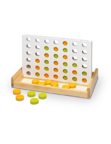 JUEGO ACIERTA 4 MADERA COLOCA
