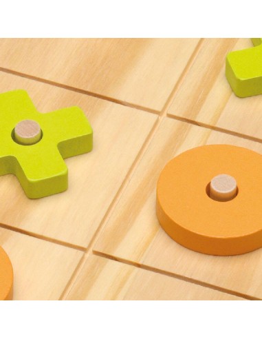 TIC TAC TOE TRES EN RAYA DE MADERA CAYRO
