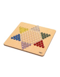 JUEGO DAMAS CHINAS MADERA EN CAJA METALI 2