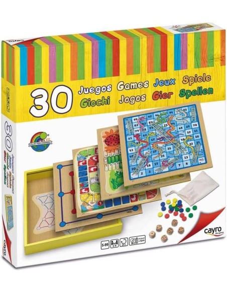 30 JUEGOS - JUEGO DE MADERA