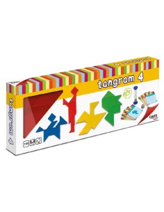 TANGRAM DE MADERA -  4 JUGADORES