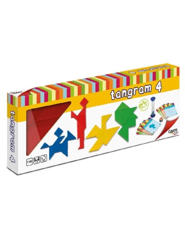 TANGRAM DE MADERA -  4 JUGADORES