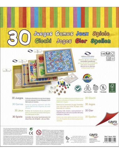 30 JUEGOS - JUEGO DE MADERA