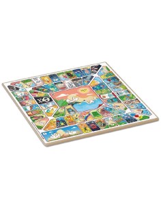 TABLERO PARCHIS-OCA 4 JUGADORES 40X40CM 2