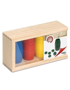 FICHAS DE PARCHIS DE MADERA, 4 JUGADORES
