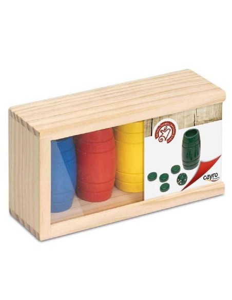 FICHAS DE PARCHIS DE MADERA, 4 JUGADORES