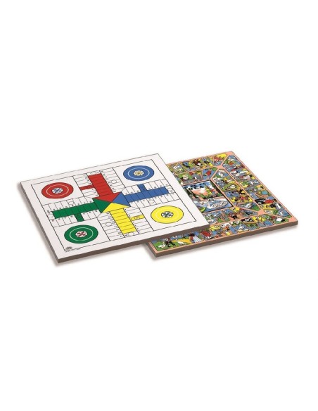 TABLERO PARCHIS-OCA DE MADERA CON ACCESO