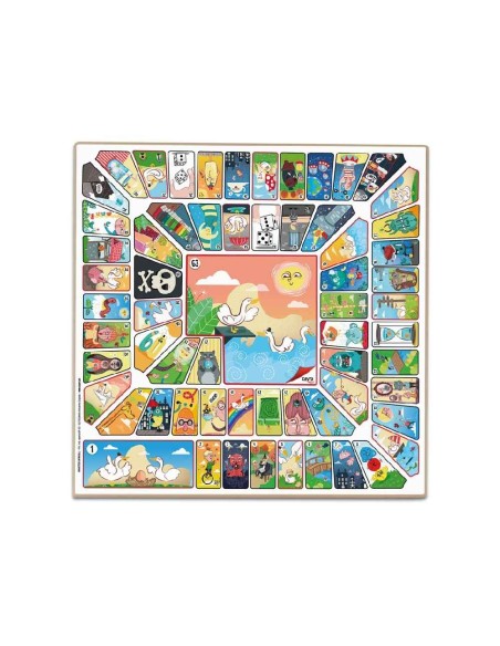 TABLERO PARCHIS 6 + OCA CON ACCESORIOS