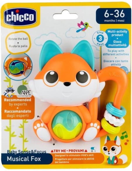 Chicco Sonajero Fox Musical sonidos
