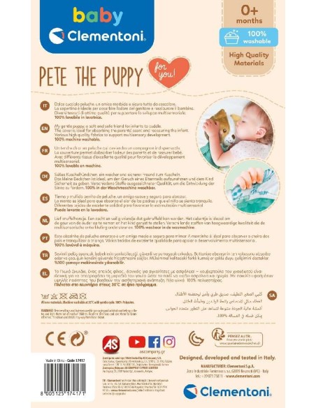 PELUCHE PERRITO PARA BEBES PUPPY