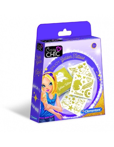 CRAZY CHIC TATUAJES DORADOS