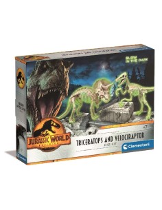 JURASSIC WORLD 3 TRICERATOPS Y VELOCIRAP