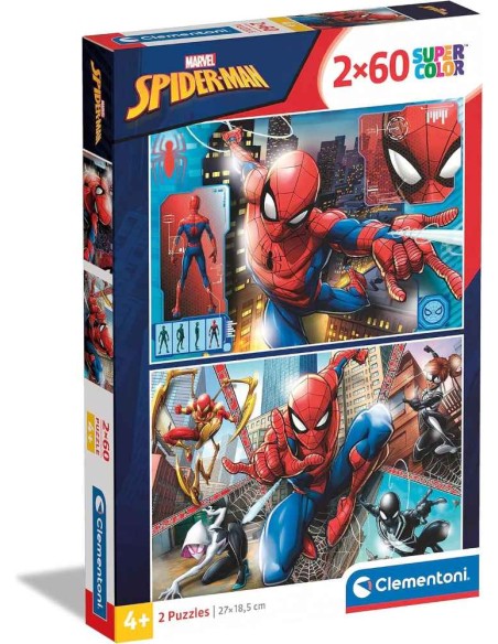 Puzzle 2X60 Pzs Spider-Man