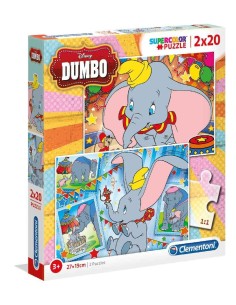 PUZZLE DUMBO 2X20 PIEZAS