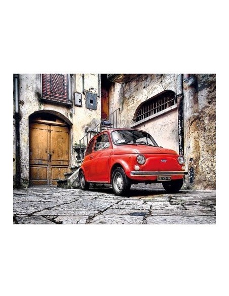 PUZZLE ITALIAN STYLE FIAT 500 ROJO - 500