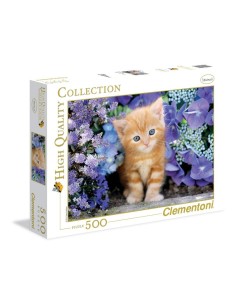 PUZZLE 500 PIEZAS Gatito rubio 2
