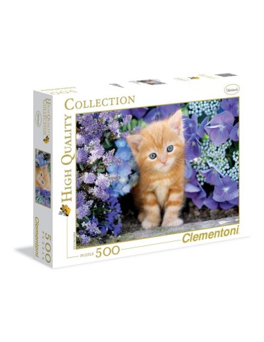 PUZZLE 500 PIEZAS Gatito rubio