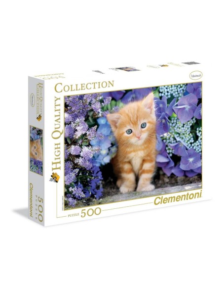 PUZZLE 500 PIEZAS Gatito rubio