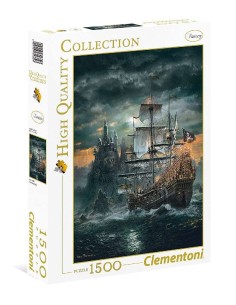 PUZZLE 1500 PIEZAS BARCO PIRATA