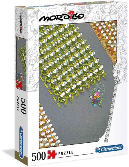 PUZZLE 500 PIEZAS MORDILLO : THE MATCH