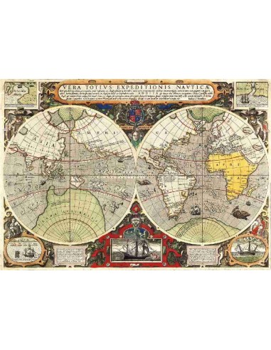 PUZZLE 6000 PIEZAS - MAPA NAUTICO ANTIGU