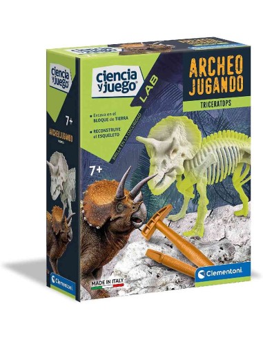 ARQUEOJUGANDO -  TRICERATOPS FLUORESCENT